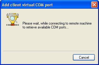 Add client virtual COM port window 2